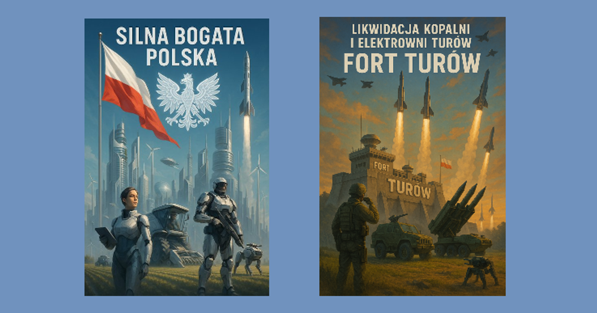 Galeria "Mentzen 2025" w idei AI "Silna Bogata Polska Twierdza 2050+"