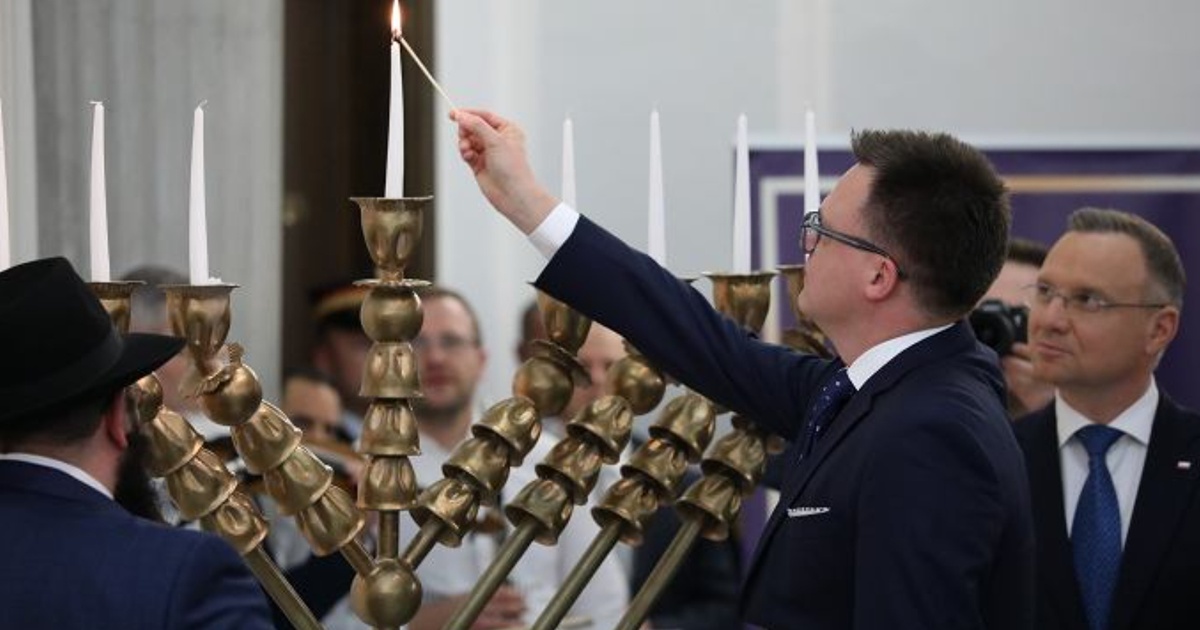Święto Chanukowe jest od 17 lat obchodzone w Sejmie