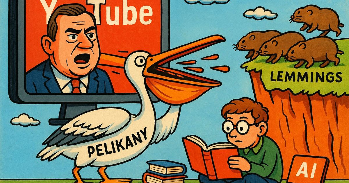 Lemingai Lemingi i pelikany nie czytają, tylko oglądają! - blog Grzegorz GPS ...