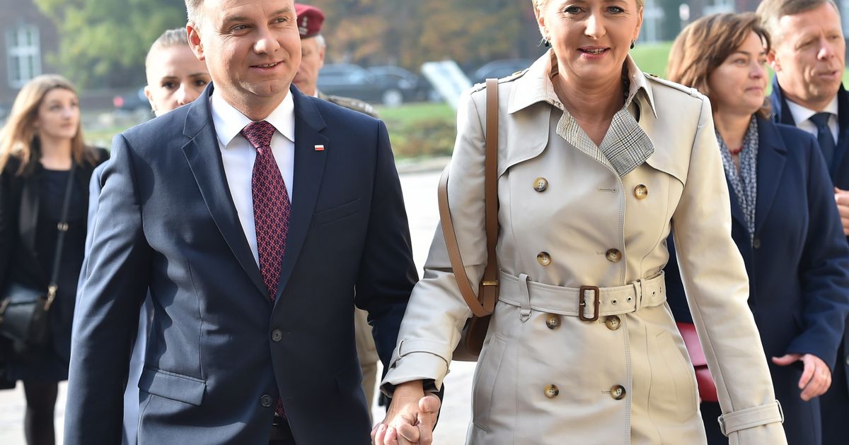 адриан пол с женой. марта качиньская. анджей дуда дочь. жена поляка. жена мацея рыбуса фото.