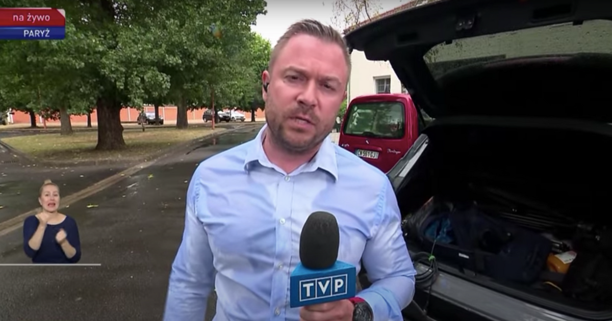 Un journaliste de TVP agressé en France.  Ils ont essayé de le voler
