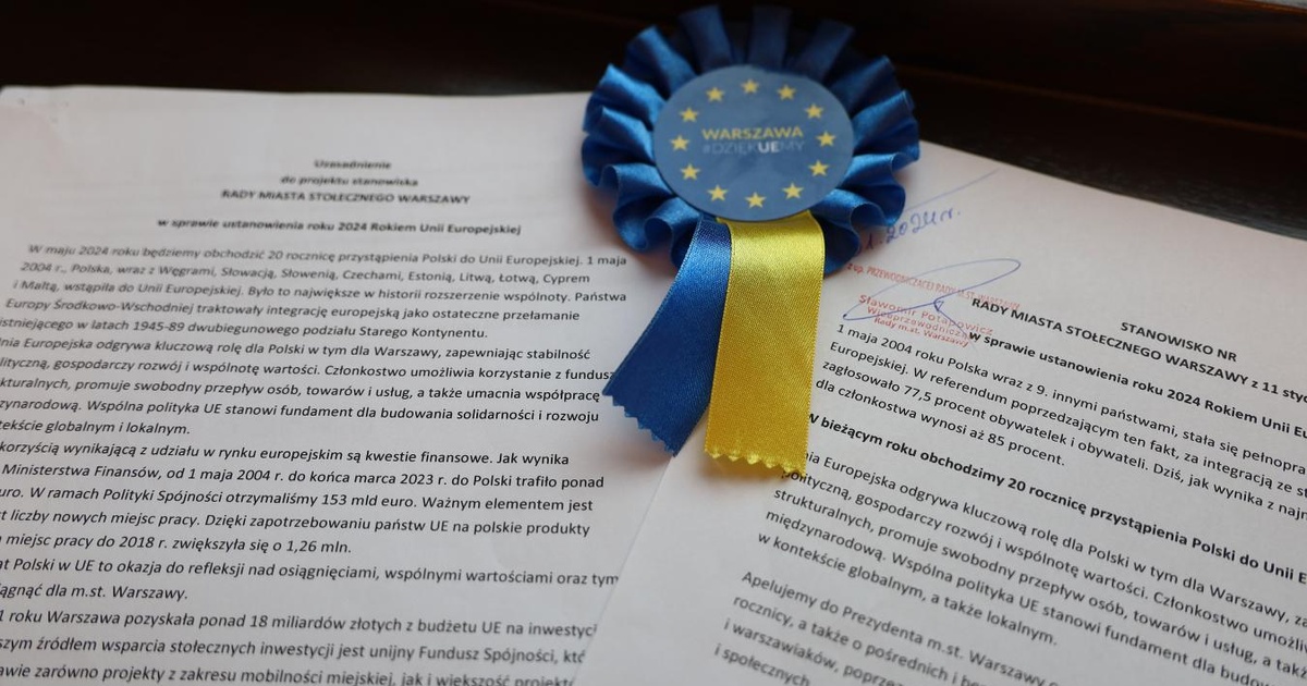 Rok 2024 rokiem Unii Europejskiej w Warszawie! blog mariuszsek