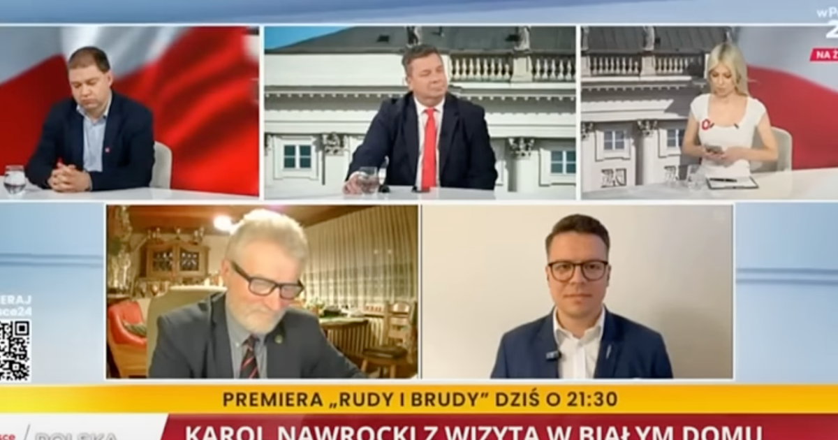 Awantura w studiu wPolsce24. Magdalena Ogórek wyrzuciła Piotra Szumlewicza z programu